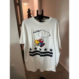 Vintage Peanuts Snoopy & Woodstock Star Tee Shirt NWT! Size XL